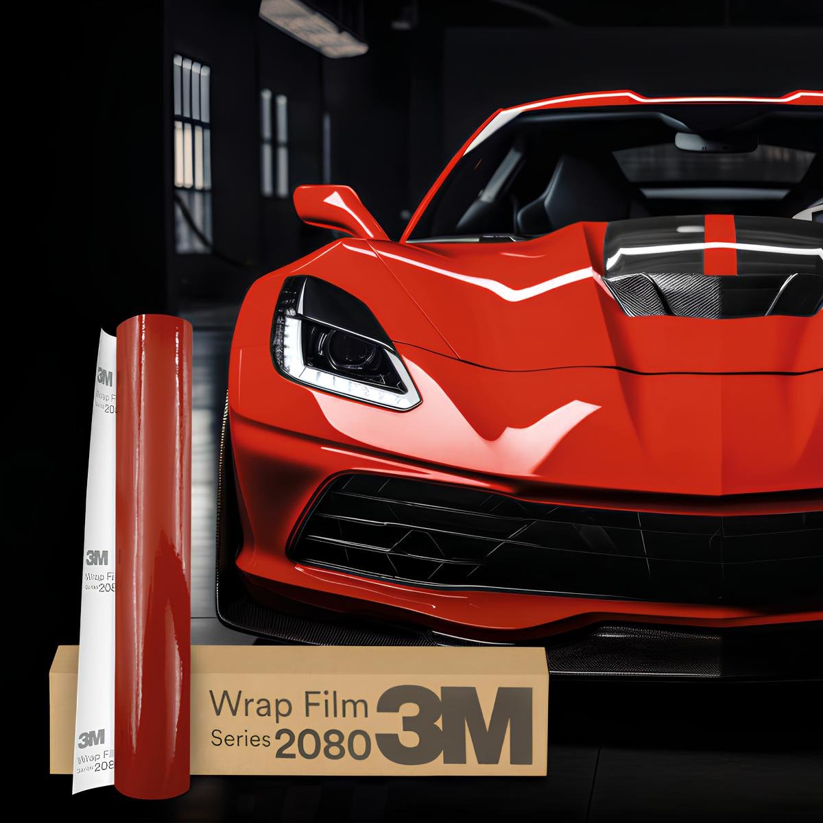 3M™ 2080 G53 – Rouge Flamme Brillant